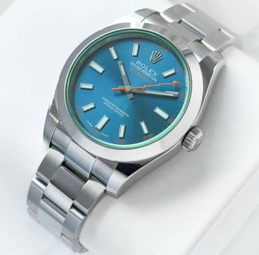 The green sapphire Milgauss Z Blue. 116400GV.