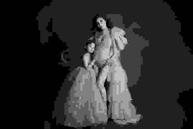 mommy and me maternity, pregnant shoot, maternity gown, inland empire photographer