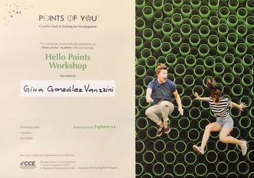 Certificado L1 Explorer, Points of You