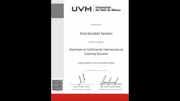 Coaching Ejecutivo, UVM