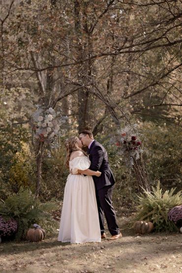 ceremony arch flowers
