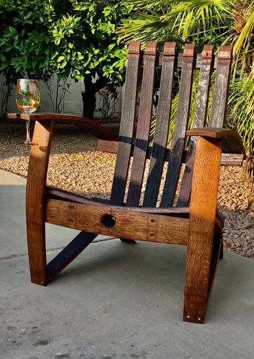 Adirondack Chair w/ Wine Glass Holder