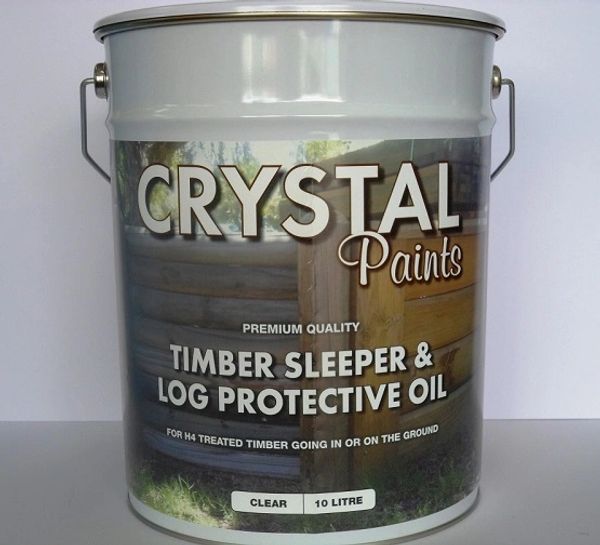 timber sleeper and log protective oil can 10 litres