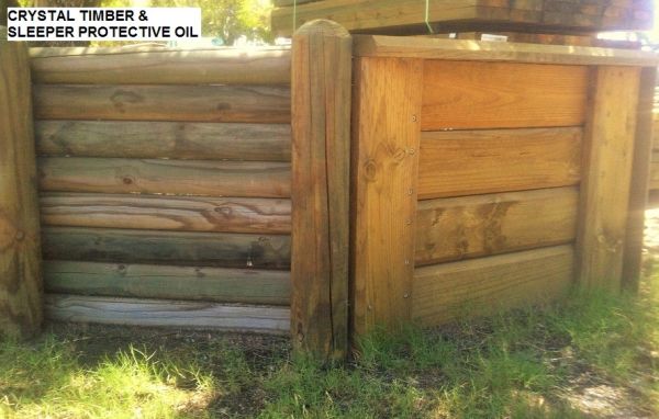 timber sleeper oil
