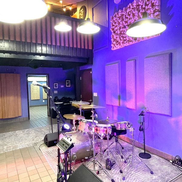 Sound Stage rehearsal space, full music production. Recording or rehearsals. 