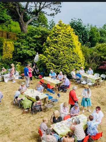Alnmouth friary gardens are a great location for day events