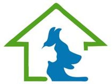 Graphic design of cat and dog inside a house