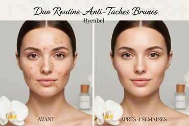 résultats avant et après notre duo anti-taches