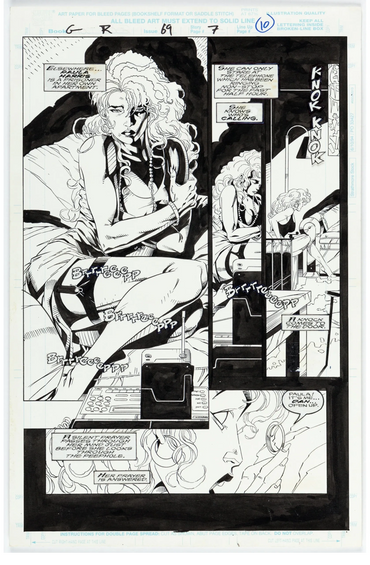 Salvador Larroca and Al Milgrom Ghost Ride Original Art