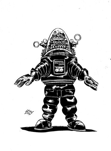 Robby the Robot. Unpublished. 2024
11 x 14
Media: Pencils & Ink
$100.