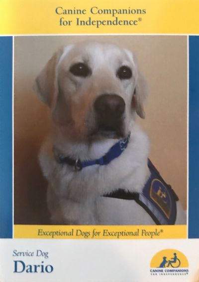 Canine Companions for Independence. Service dog