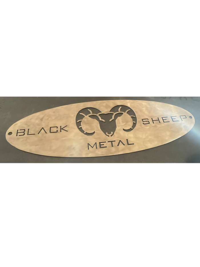 metal version of black sheep metal logo