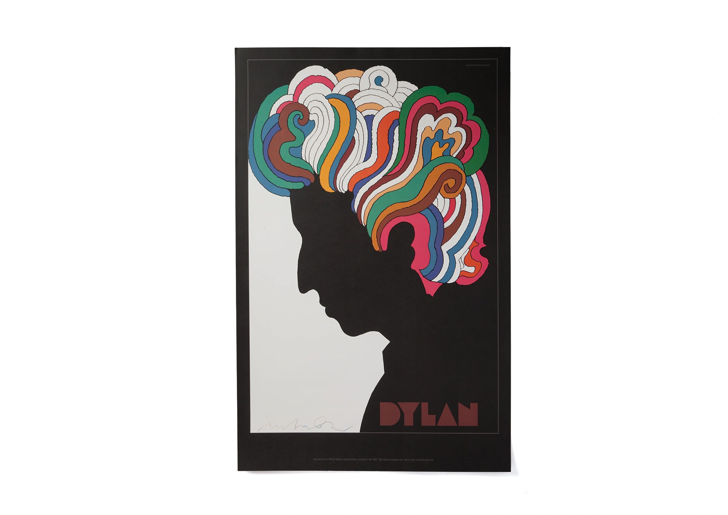 Bob Dylan Greatest Hits Poster / Milton Glaser
Gift of Mirko Ilić
Studio visit - E 32 St, NYC / 2018