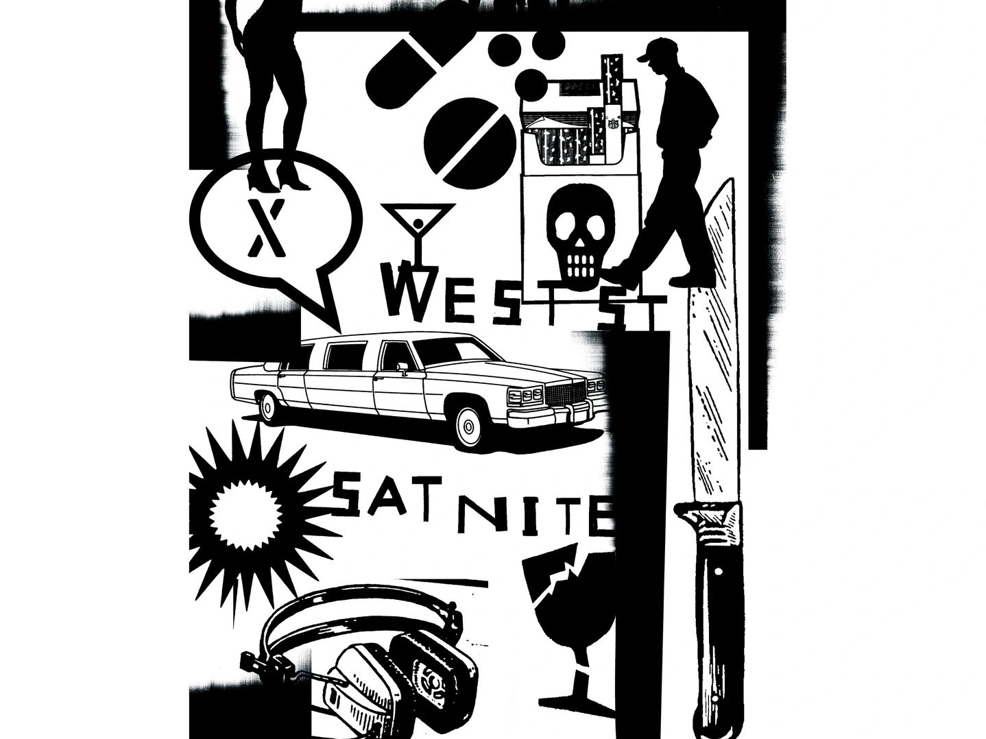 West St Sat Nite / Book Illustration
The Illustrated Brighton Moment