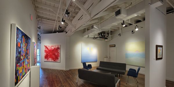 Main gallery space at Studio 1608: view to entrance