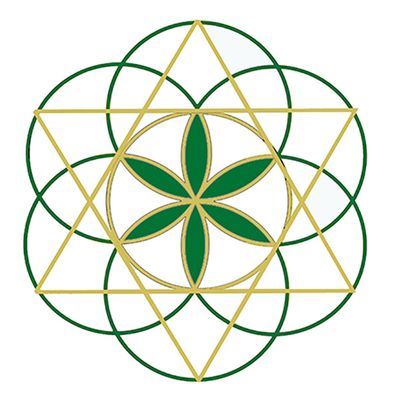 Seed of life Ogreena logo
