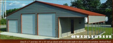 48x30 Eagle Barn Combo Building