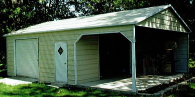 Boxed Eaves Combo Building