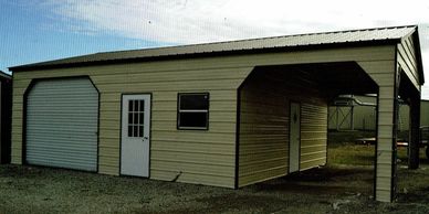 Vertical Roof Combo Building