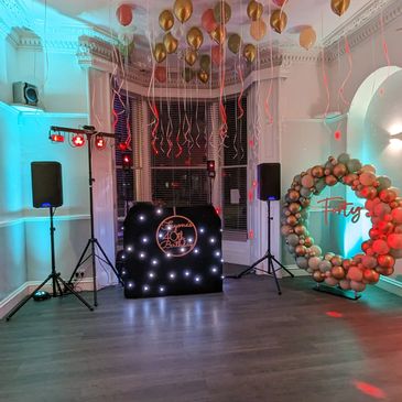 Event Party DJ setup Sportsman Club Aberdeen Aberdeenshire Scotland