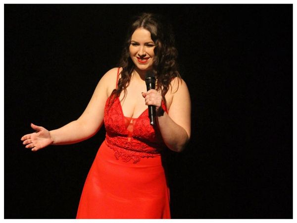 'I Am Theatre' poetry written and performed by Jemma Burgess at The Orchard Theatre.