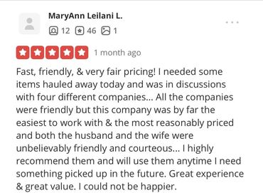 Review Junk Removal Near Me