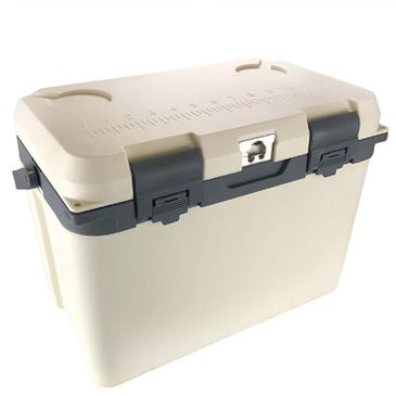 Custom cooler boxes for fisherman in a 15 litre capacity, bottle opener and catch scale Measurement.