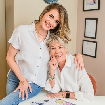 Mother daughter esthetician duo