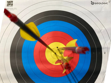 Archery, archery target, arrows, arrow, bullseye