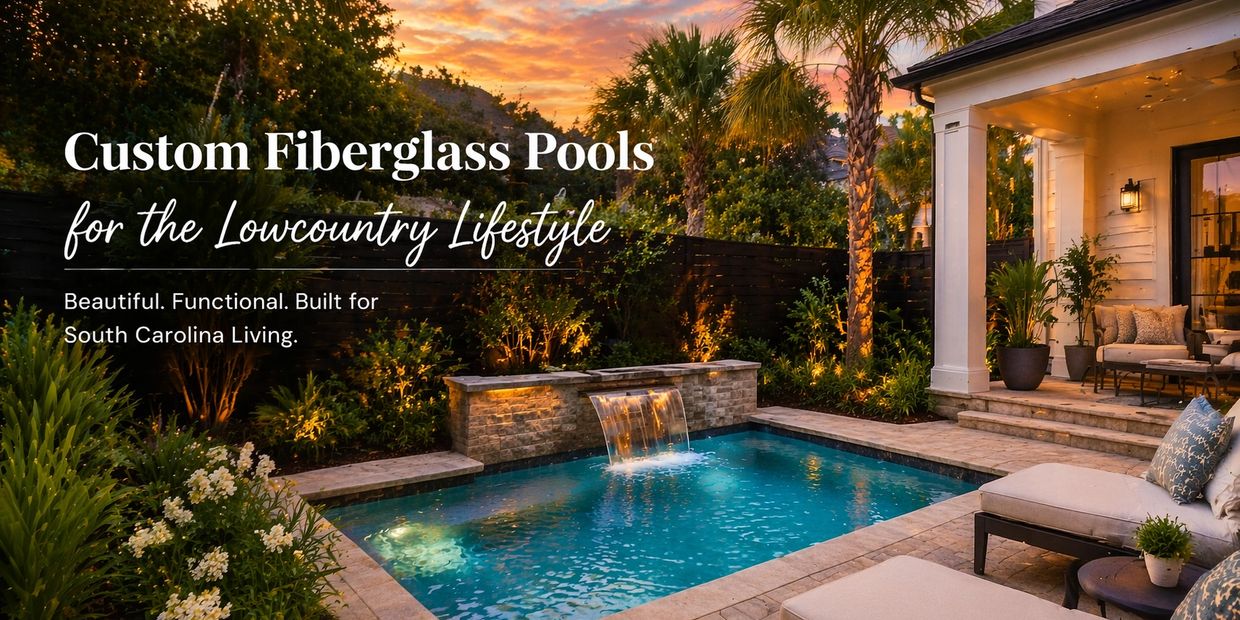 Custom fiberglass pool - Myrtle Beach, SC