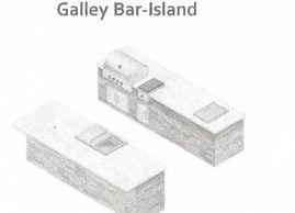 A Germantown, Tn. galley bar island outdoor kitchen typical design.