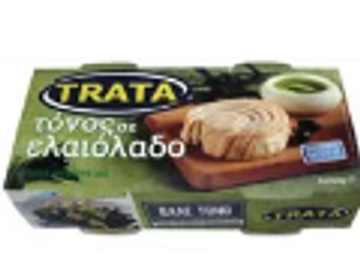 Package of Trata olive oil tuna.
