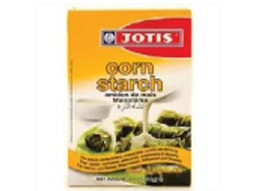 Jotis brand corn starch package.