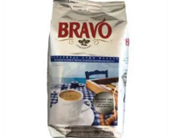 Package of Bravo coffee beans.