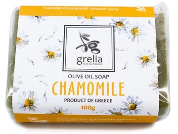Chamomile olive oil soap from Greece.