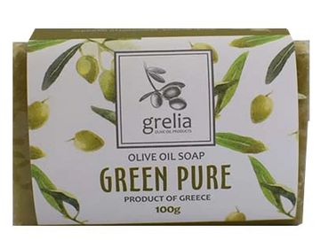 Green Pure olive oil soap from Greece.
