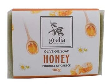 Grelia honey olive oil soap from Greece.