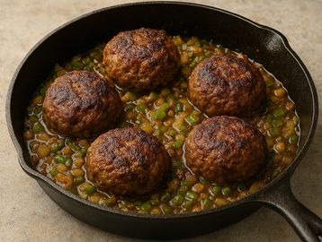 “Five balls of fire, browned in iron and baptized in the trinity—this ain’t just supper, cher, it’s