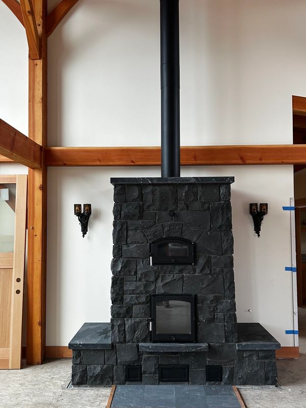 5 Run with oven and heated bench. Black basalt with soapstone accents
