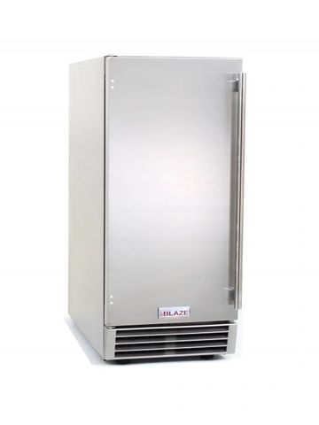 Blaze 50 Lb. 15-Inch Outdoor Rated Ice Maker With Gravity Drain - BLZ-ICEMKR-50GR