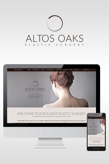 Altos Oaks Plastic Surgery website