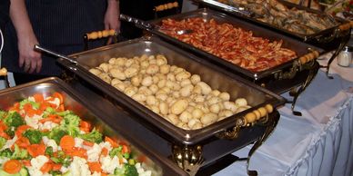 delicious food buffet