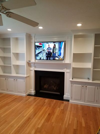 Hang LED Tv over fireplace Braintree, MA