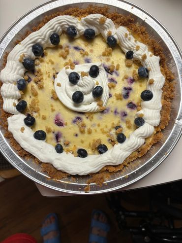 Blueberry cheesecake