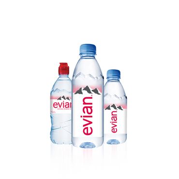 Evian is not only a water to drink, but also the way for healthy life