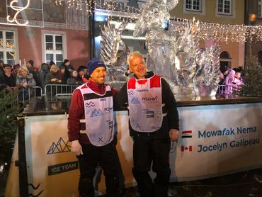 4th place in international ice carving in Poznan, Poland.