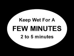 Suggested dwell time to breakdown and disslodge dirt, grease, and grime from all washable surfaces.