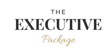 Text logo of 'The Executive Package'.