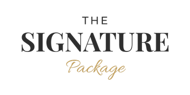 Logo reading 'The Signature Package'.