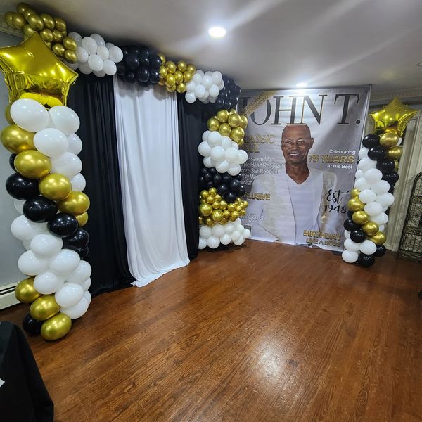 Balloon Swags and Ballon Columns or Balloon Towers